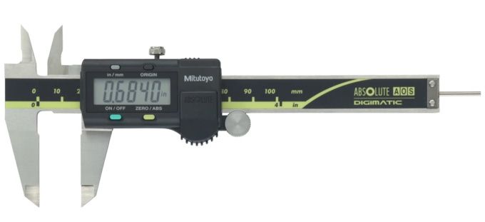 Mitutoyo ABSOLUTE AOS Digimatic digitális tolómérő, 0-4", 0.0005" (0.01 mm) (500-170-30) termék fő termékképe