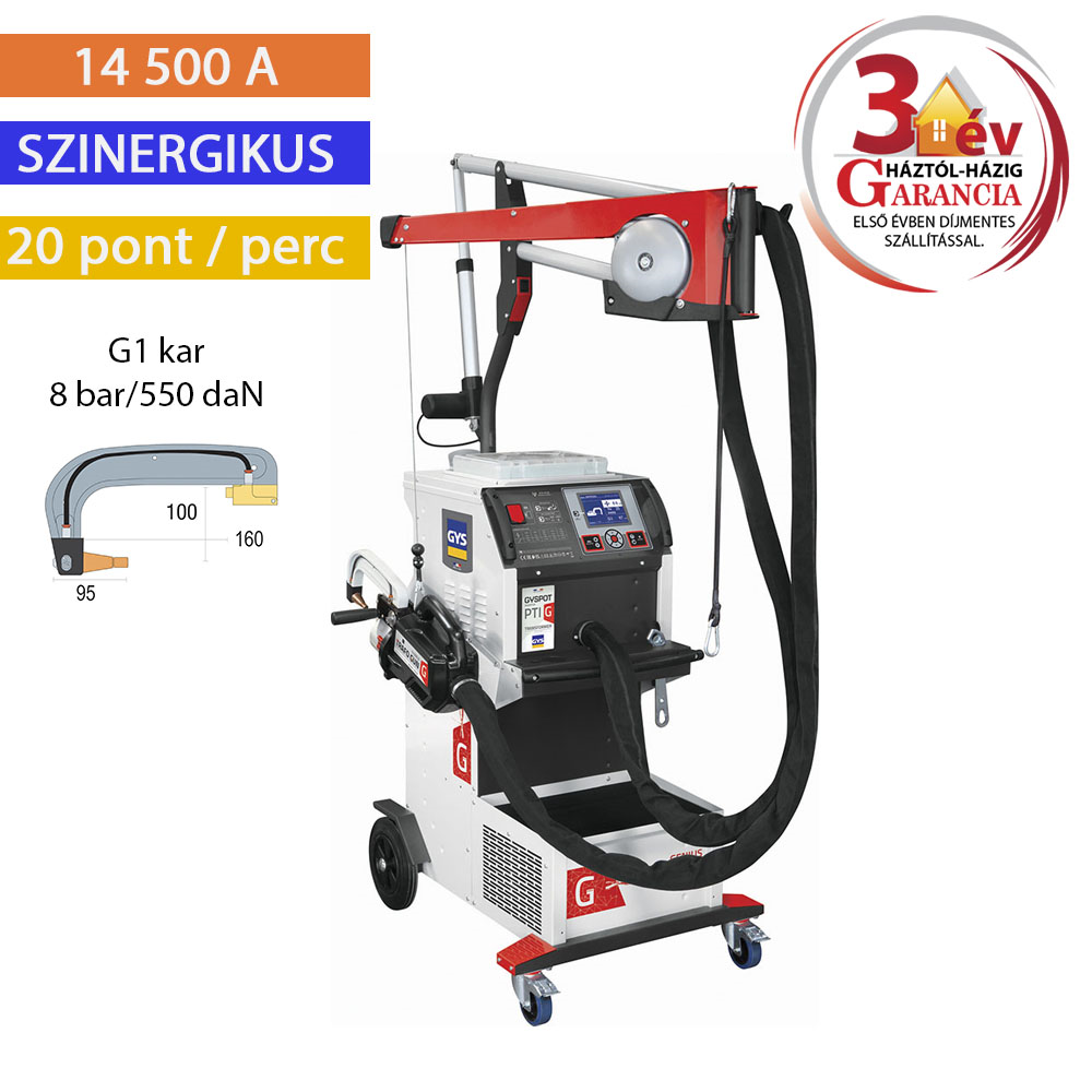 GYSPOT PTI GENIUS ponthegesztő G1 karral, 400 V termék fő termékképe