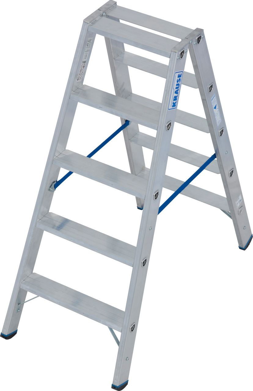 Krause STABILO Professional két oldalon járható lépcsőfokos állólétra, 2x5 fokos termék fő termékképe