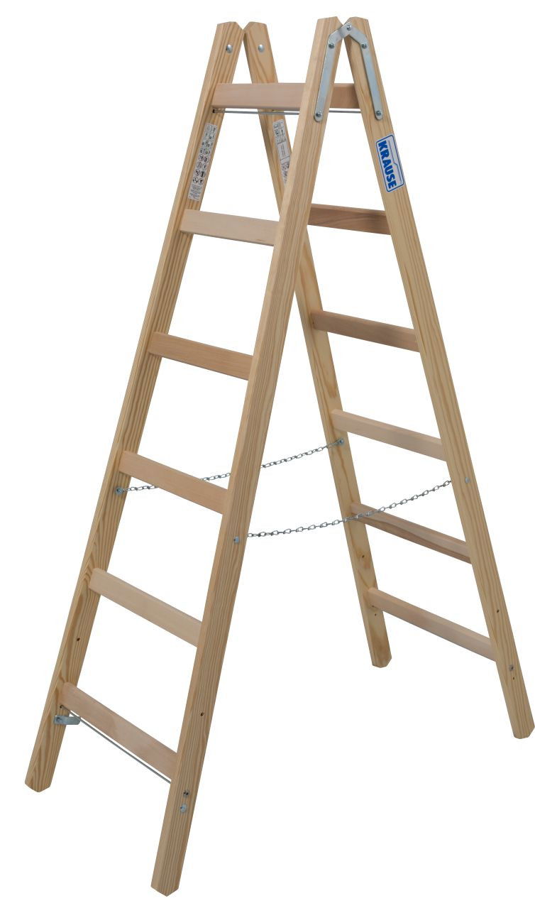 Krause STABILO Professional két oldalon járható fa állólétra, 2x6 fokos termék fő termékképe