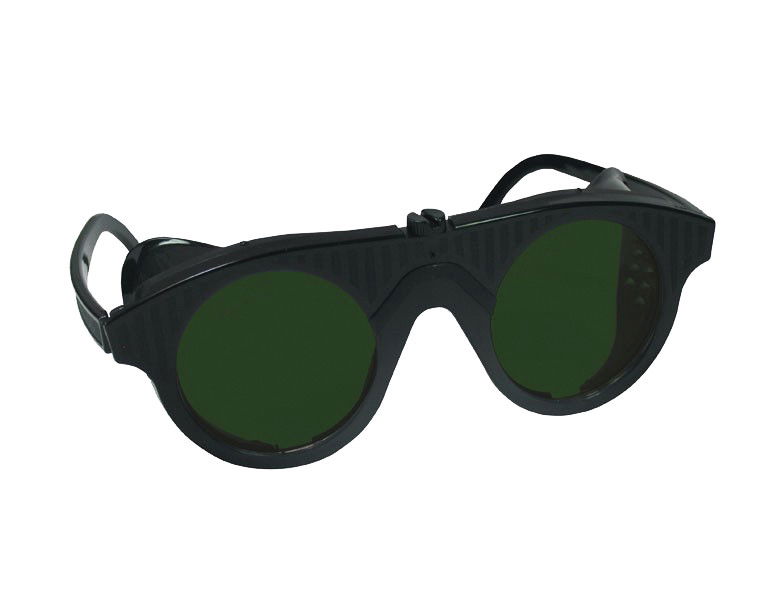 Lánghegesztő DIN5 védőszemüveg műanyag fekete termék fő termékképe