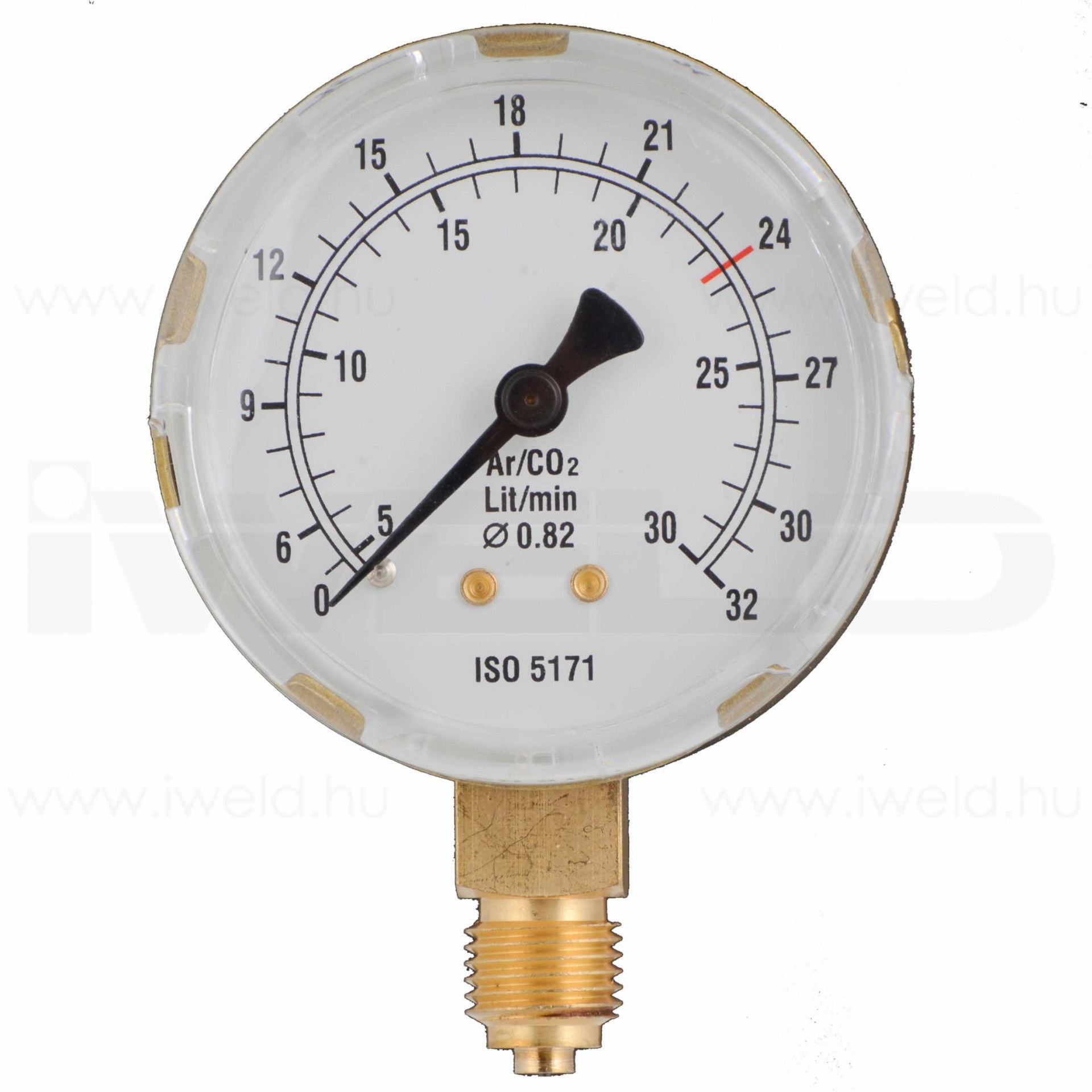 Manométer Ar/CO2 30 l/min 63mm termék fő termékképe
