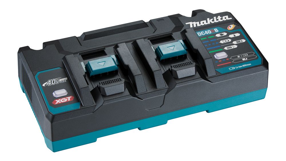 MAKITA 40V max XGT Li-ion gyorstöltő DC40RB kétportos termék fő termékképe