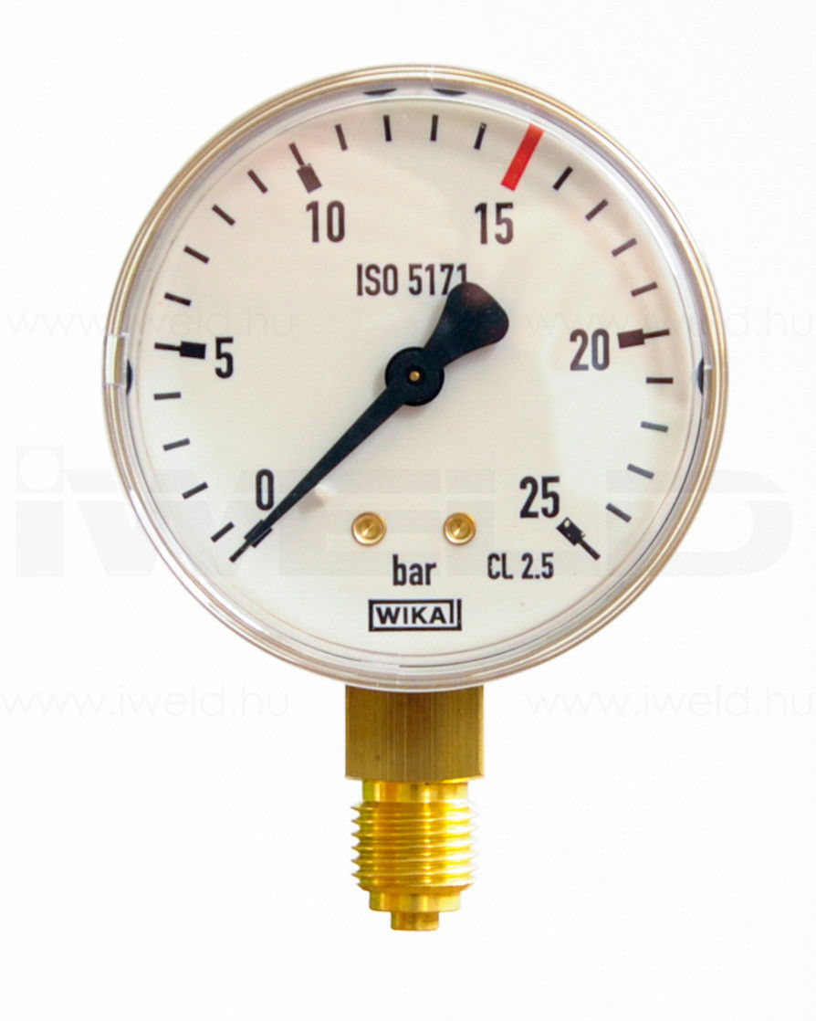 Manométer (jelzés nélküli) 25/15 bar 63mm termék fő termékképe