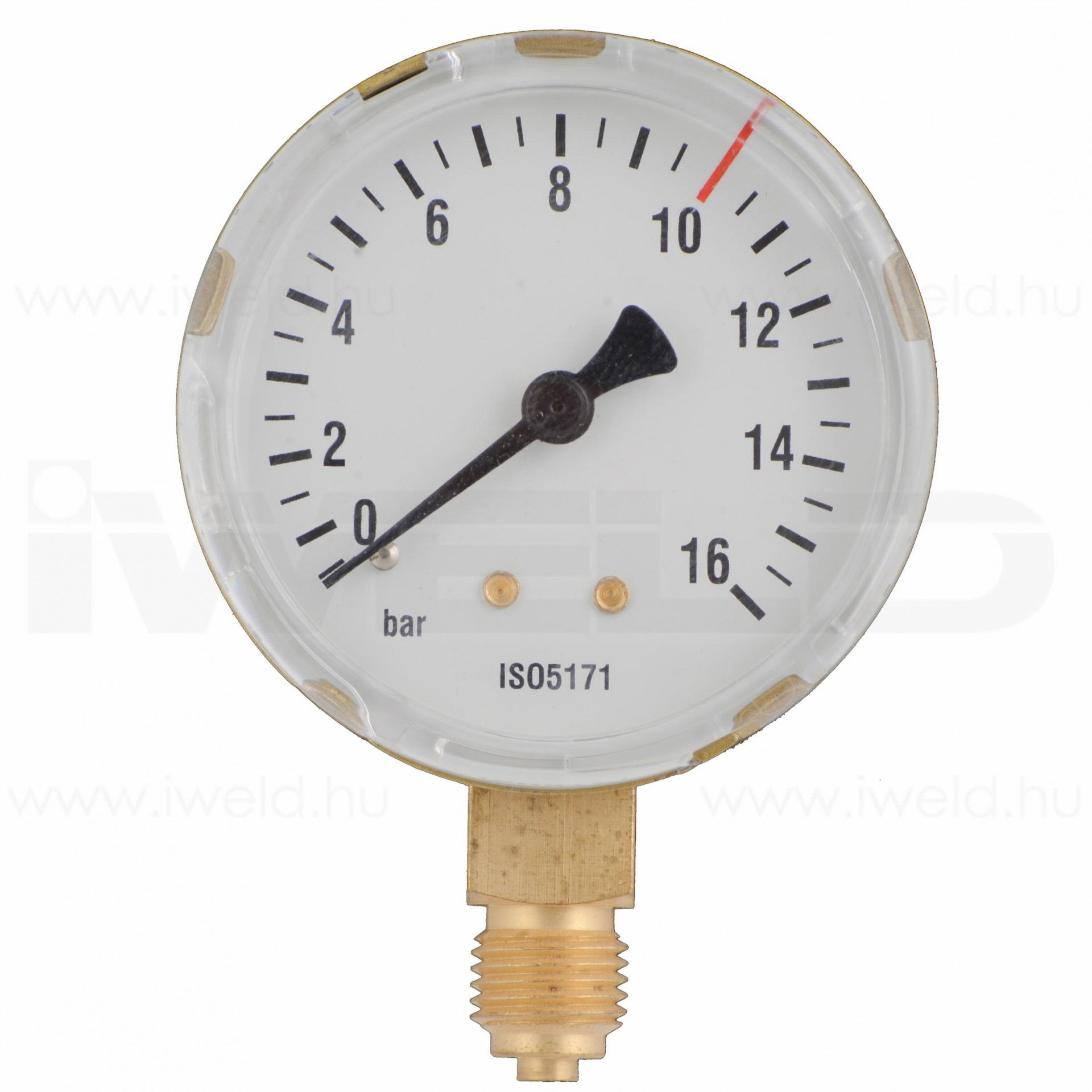 Manométer (jelzés nélküli) 16/10 bar 63mm termék fő termékképe