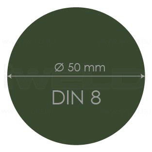 Védőüveg DIN 8 50mm termék fő termékképe