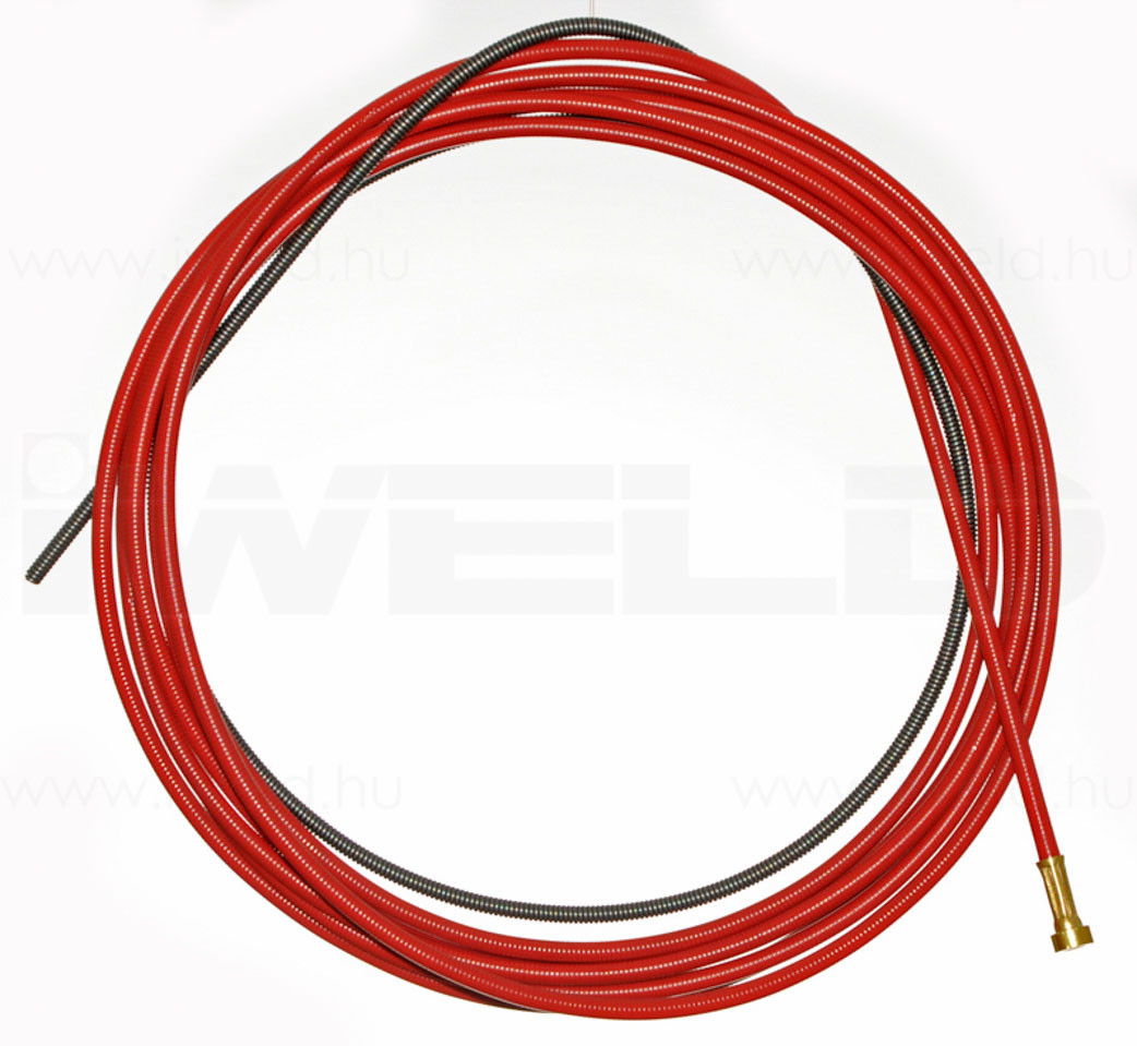 Huzalvezető spirál szigetelt 1,0-1,2 4m piros termék fő termékképe