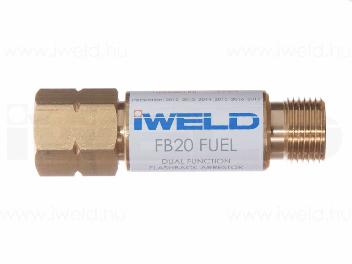 FB20 visszaégésgátló patron REDUKTORRA G3/8" LH /égőgáz/ termék fő termékképe