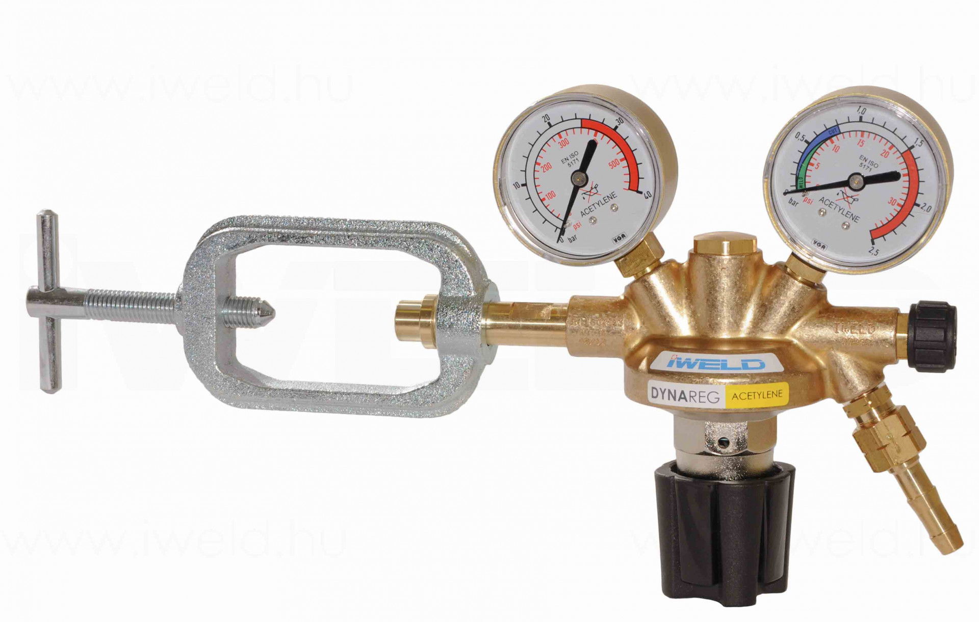 iWELD DYNAREG Acetilén nyomáscsökkentő 25/1,5bar termék fő termékképe