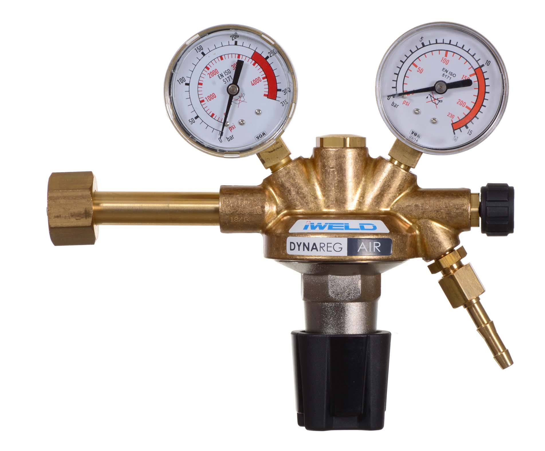 iWELD DYNAREG Levegő nyomáscsökkentő 230/10bar termék fő termékképe