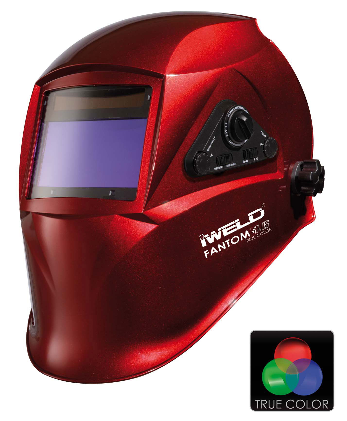 iWELD FANTOM 4.6 Automata hegesztő fejpajzs (burgundi-metál) termék fő termékképe
