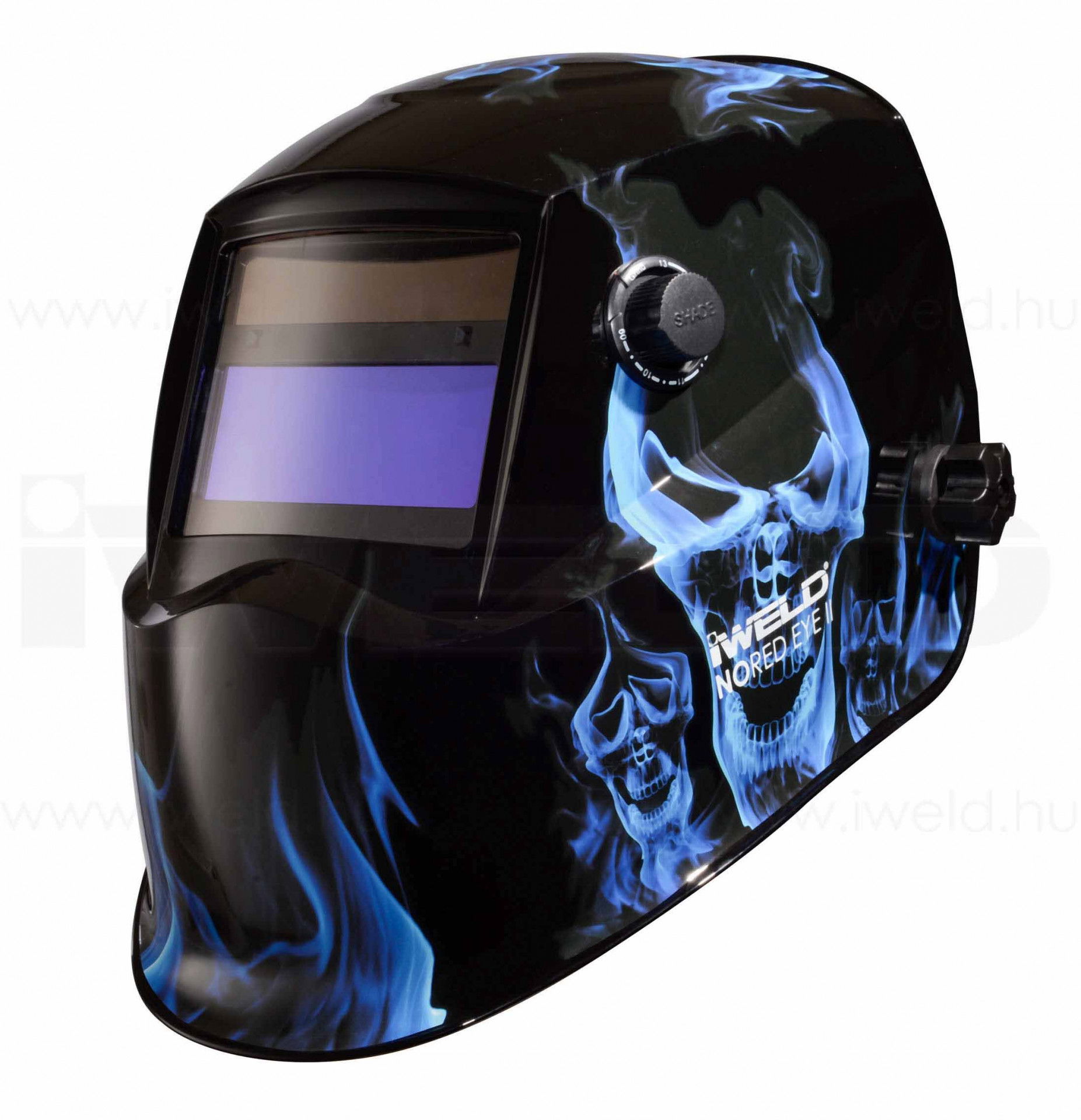 iWELD NORED EYE 3 Automata hegesztő fejpajzs (kék-koponya) termék fő termékképe
