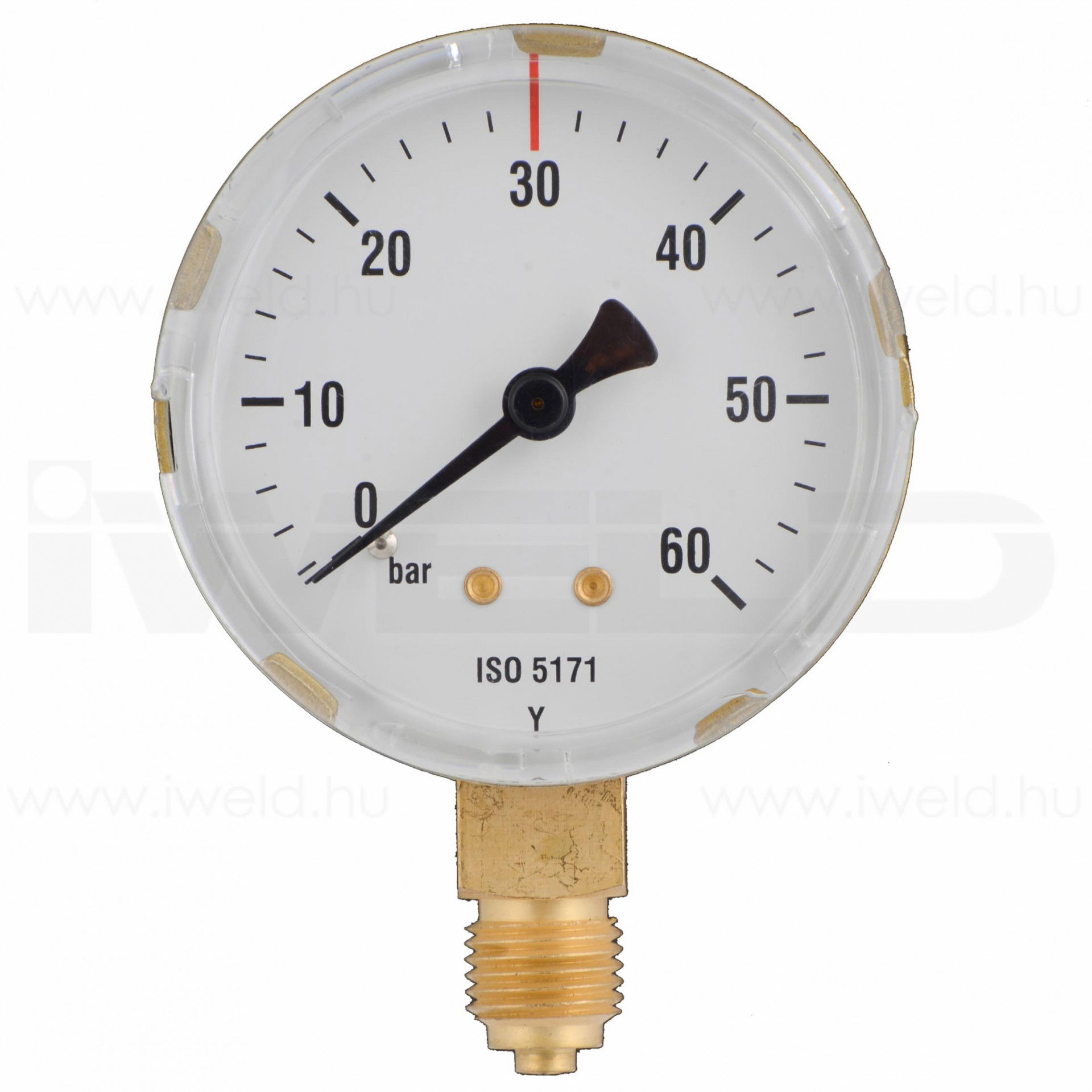 Manométer (jelzés nélküli) 30/60 bar 63mm termék fő termékképe