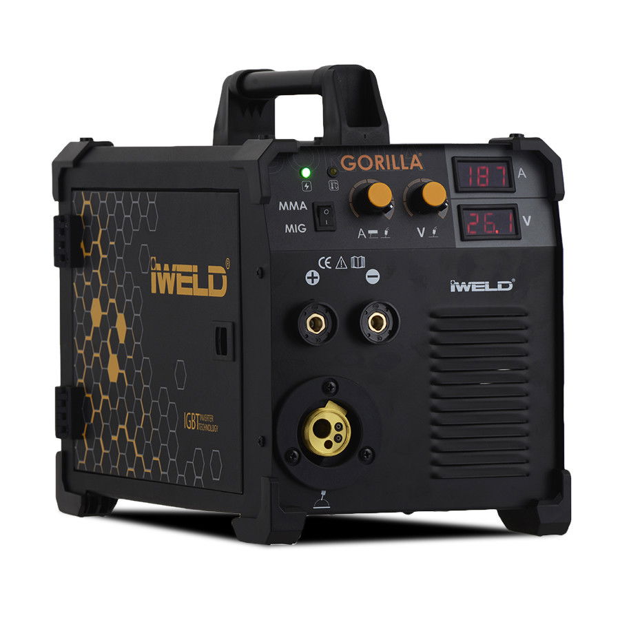 iWELD GORILLA POCKETMIG 195 ALUFLUX hegesztő inverter + AJÁNDÉK termék fő termékképe