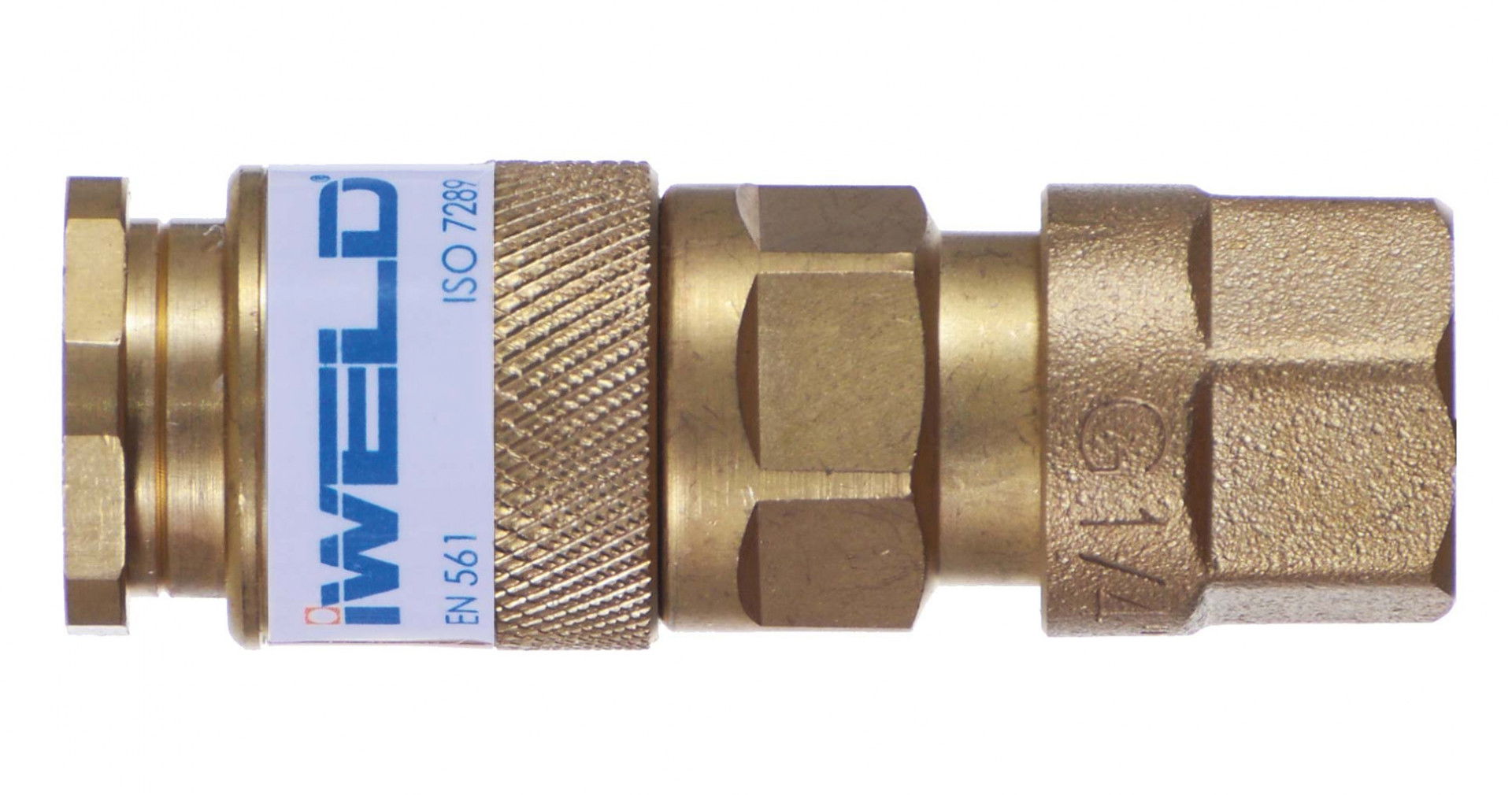 IWELD gyorscsatlakozó nyomáscsökk. semleges gázok G3/8" RH termék fő termékképe