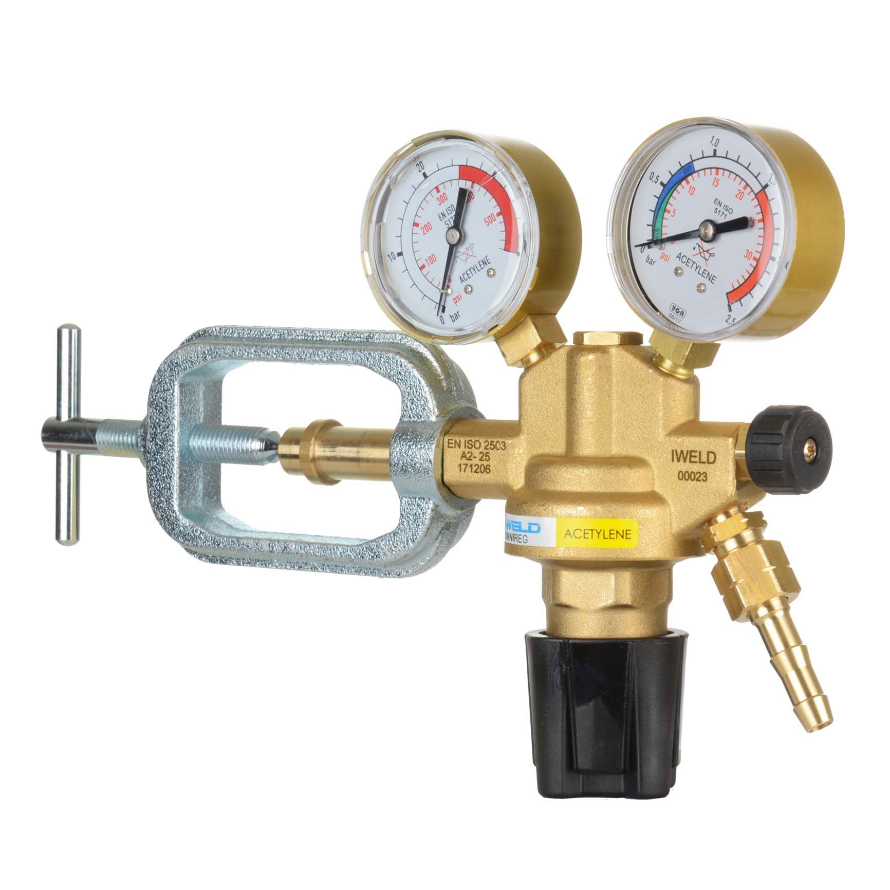 IWELD OMNIREG Acetilén nyomáscsökkentő 25/1,5bar termék fő termékképe