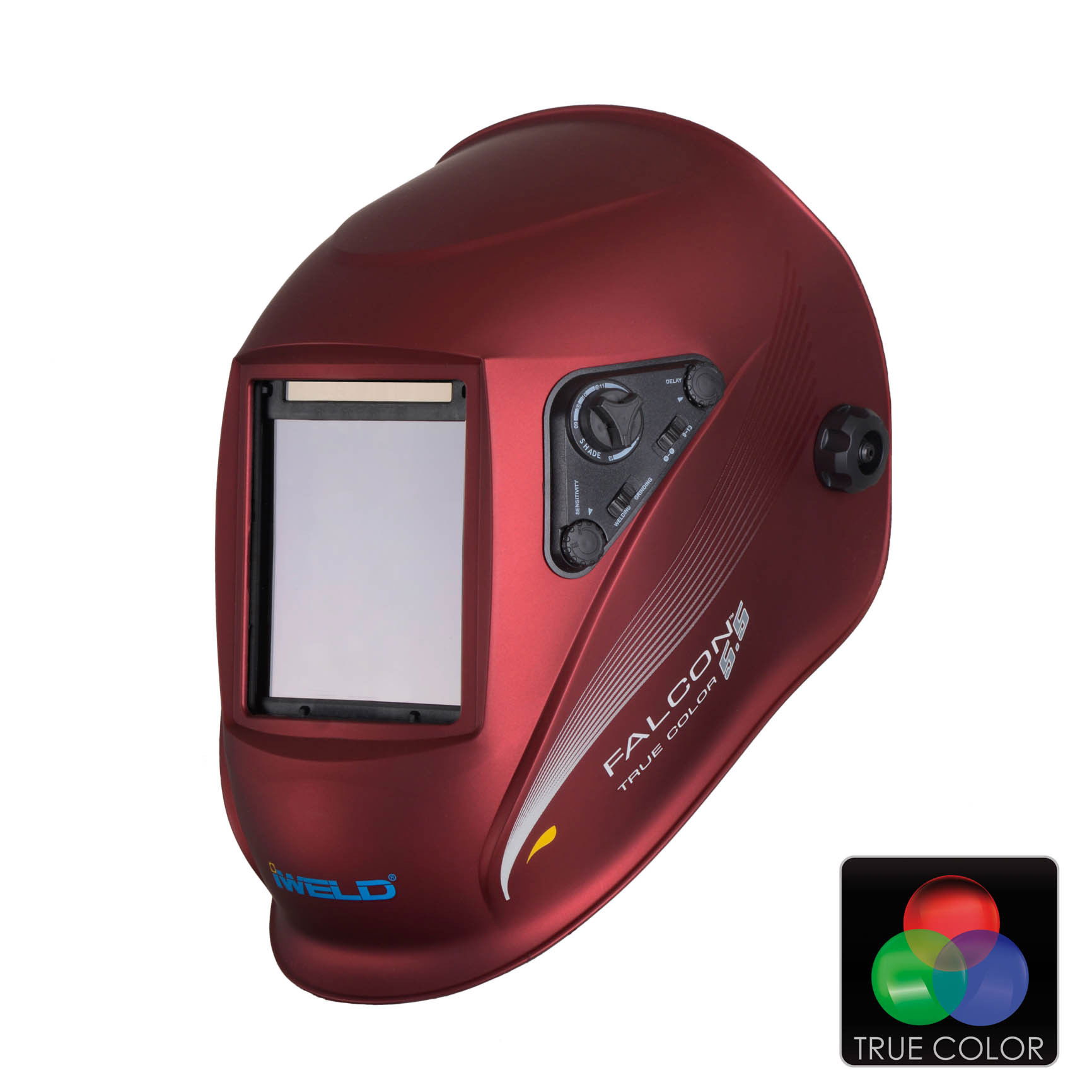iWELD FALCON 5.5 Automata hegesztő fejpajzs (burgundi-metál) termék fő termékképe