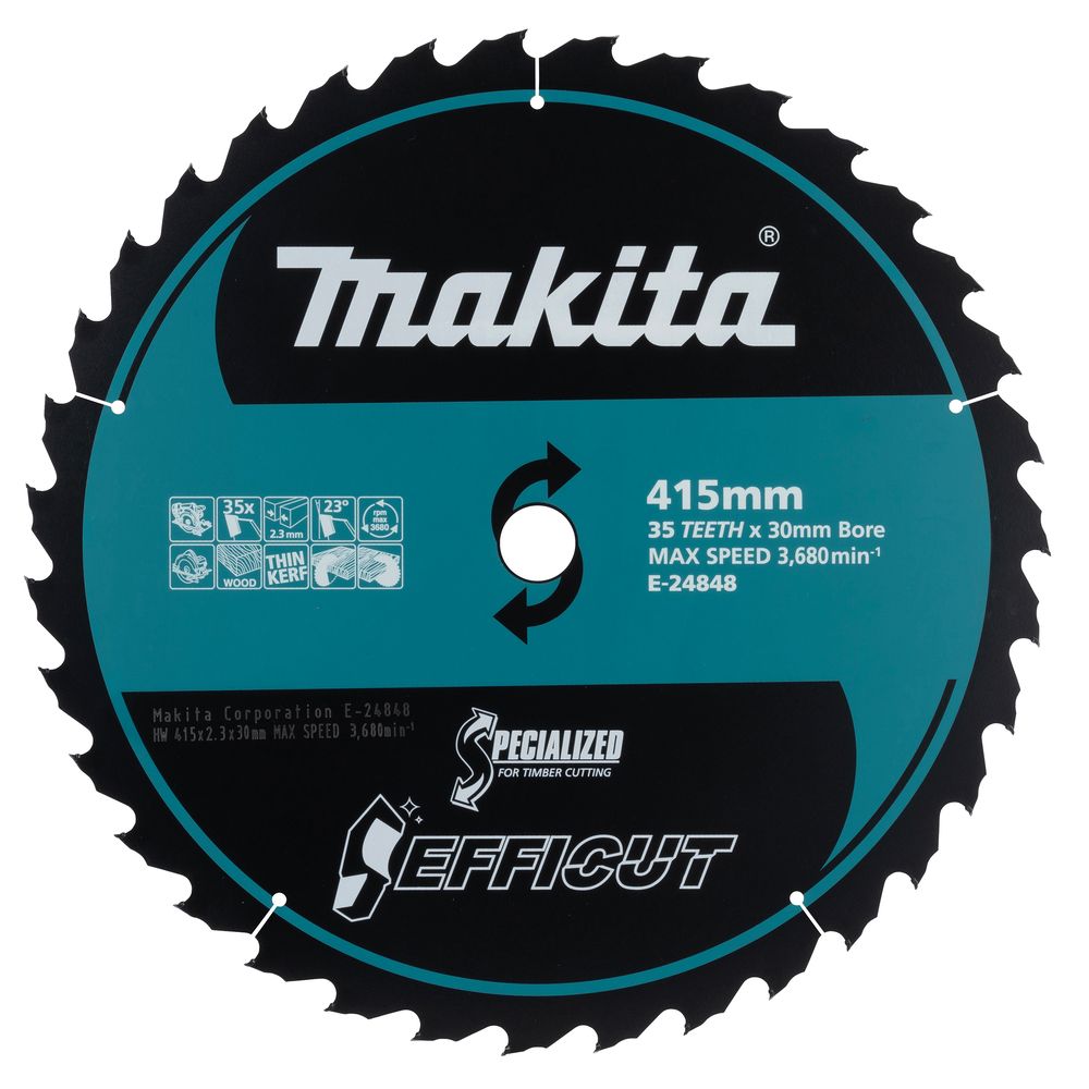 MAKITA EFFICUT körfűrészlap 415x30 mm Z35 termék fő termékképe