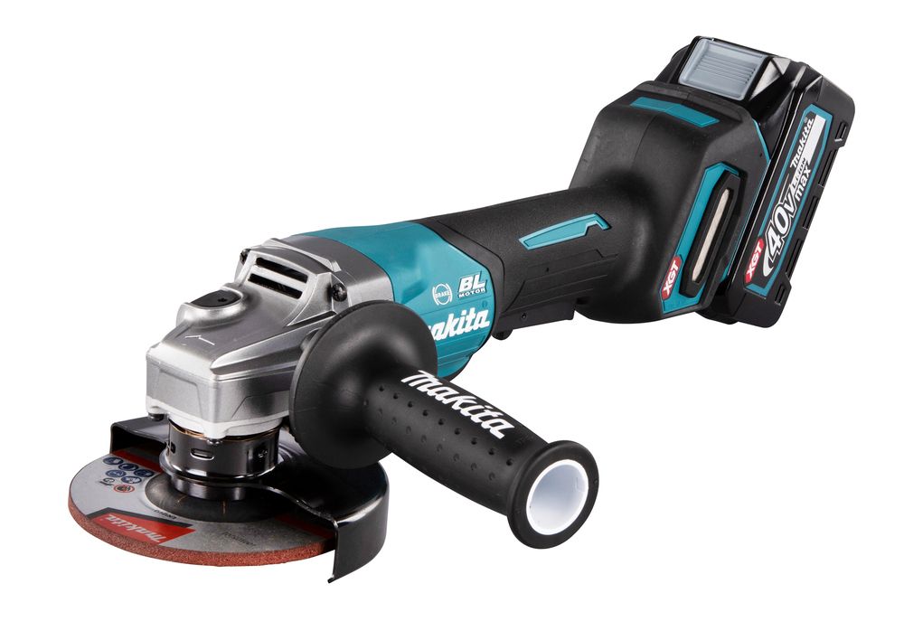 MAKITA GA013GM201 40Vmax XGT Li-Ion BL AFT 125 mm sarokcsiszoló FÉK, HK 2x4,0 Ah akkuval termék fő termékképe
