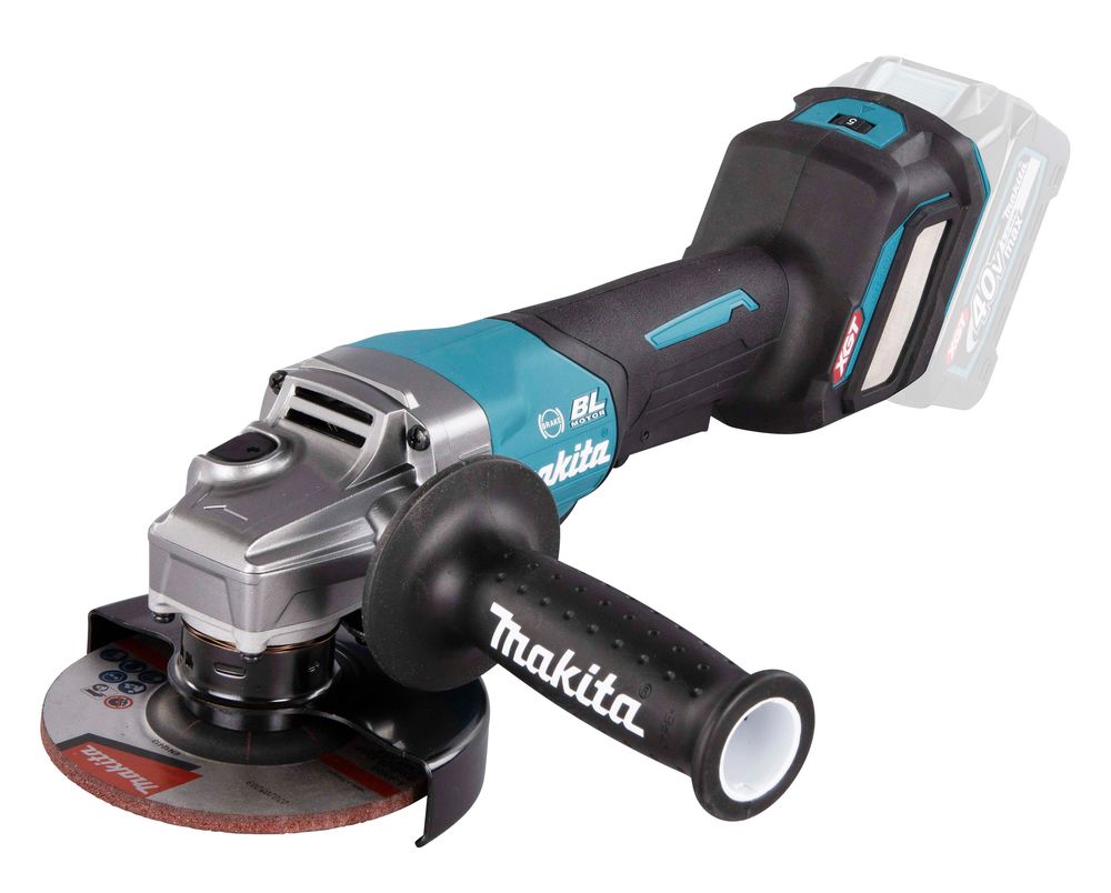 MAKITA GA029GZ 40Vmax XGT Li-Ion BL AWS AFT 125 mm sarokcsiszoló ford, FÉK, HK (akku és töltő nélkül) termék fő termékképe