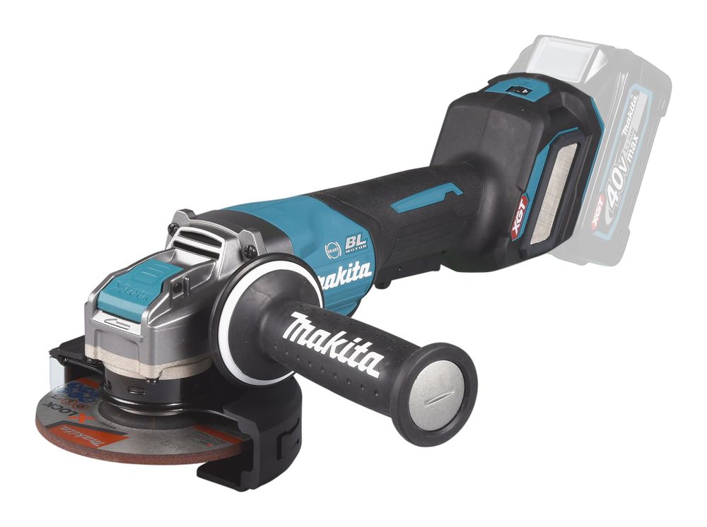 MAKITA GA044GZ 40Vmax XGT Li-Ion BL AWS AFT 125 mm X-LOCK sarokcsiszoló ford, FÉK, HK (akku és töltő nélkül) termék fő termékképe
