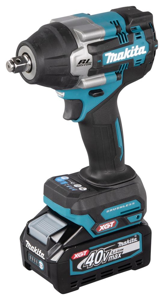 MAKITA TW007GD201 40Vmax XGT Li-Ion BL 760/1100 Nm 670 W ütvecsavarbehajtó 1/2" 2x2,5 Ah akkuval termék fő termékképe